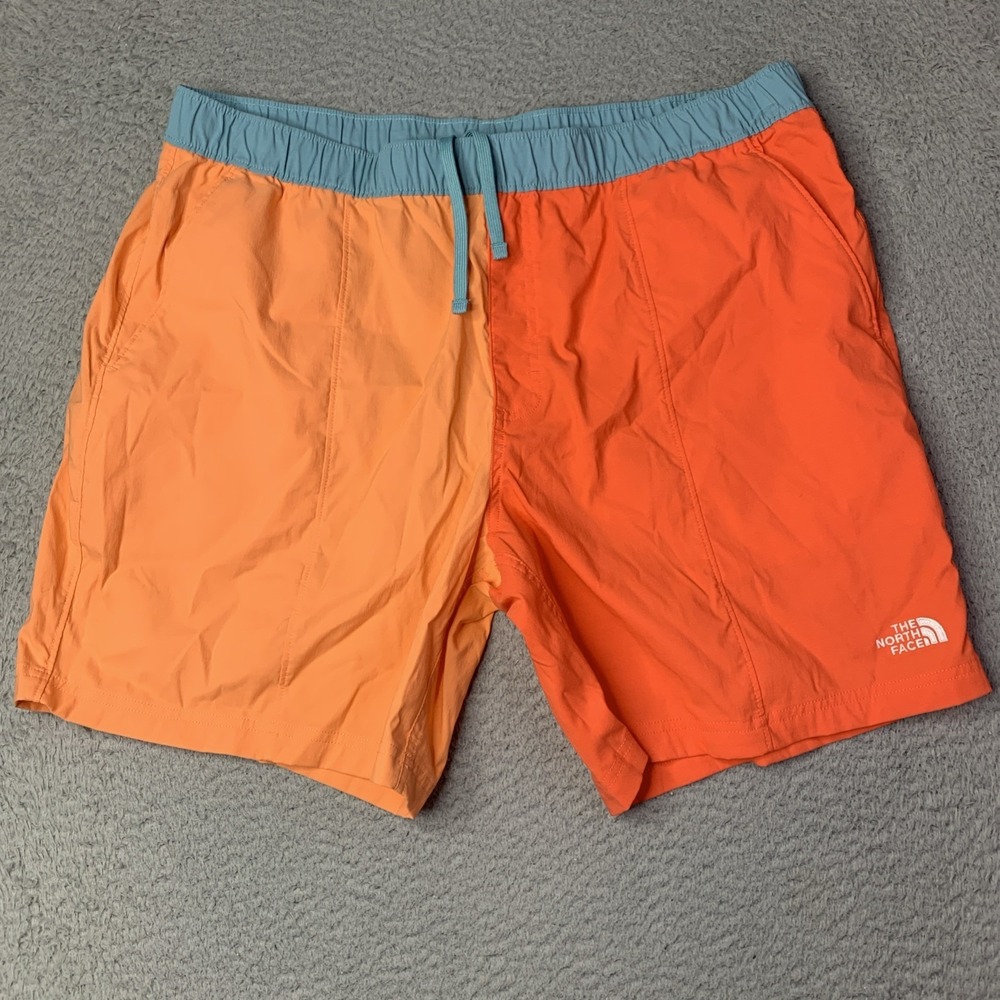The North Face Men's Class V Pull On Short Orange Blue Orange Size XL New W/O